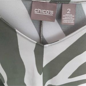 Chico’s Ladies Top - Slit Sleeve- Size 2
